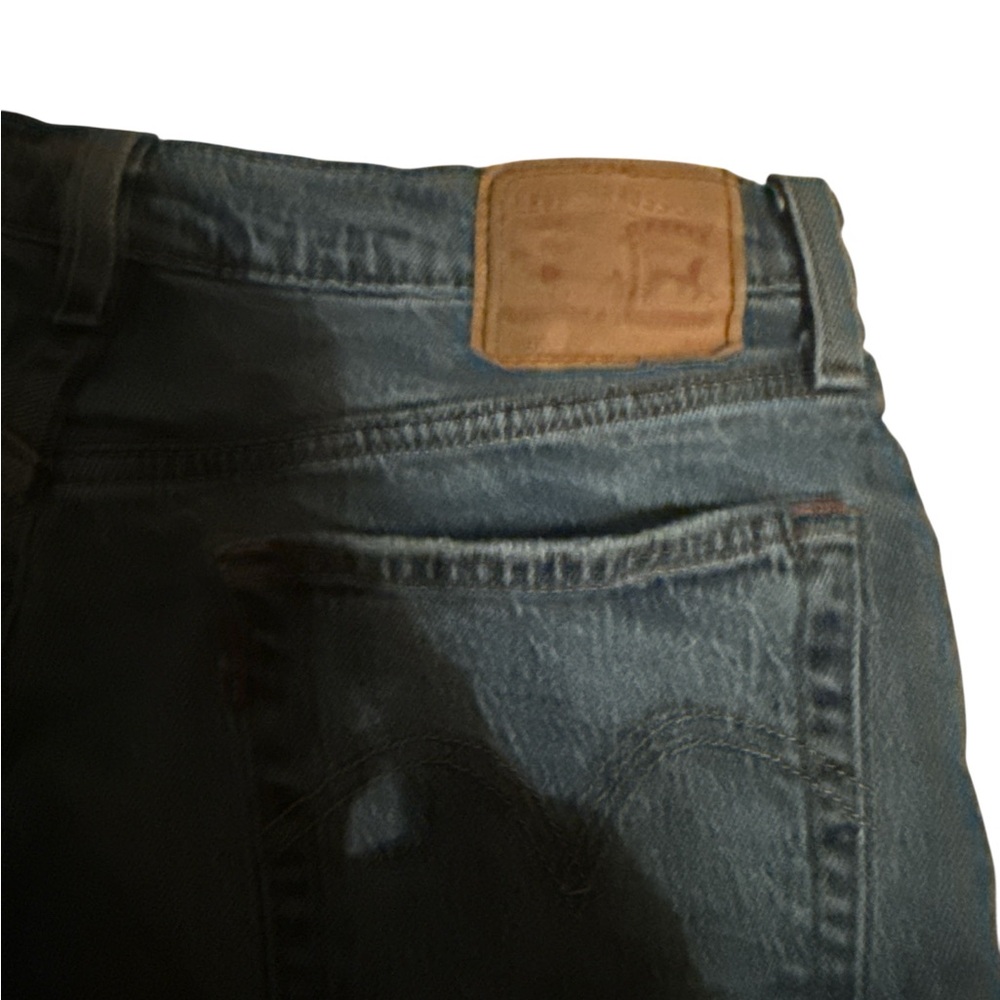 Levi's Vintage Straight Fit Denim Button fly Blue Jeans 30/30 classic fit - Picture 3 of 5